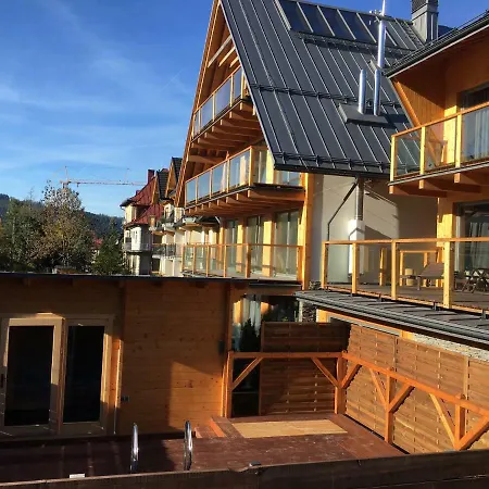 Halnica Pod Skocznia - Jacuzzi & Sauna, Parking アパート *